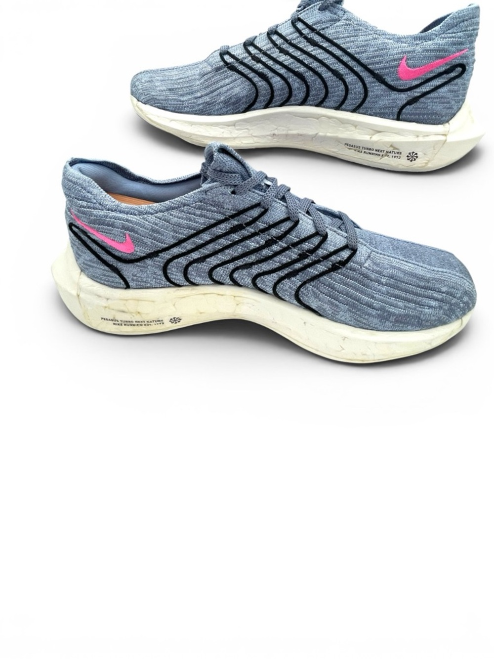 Nike ZoomX Running Shoes Gray Pink Men’s 10 Lightweight Athletic Comfort - Picture 4 of 13